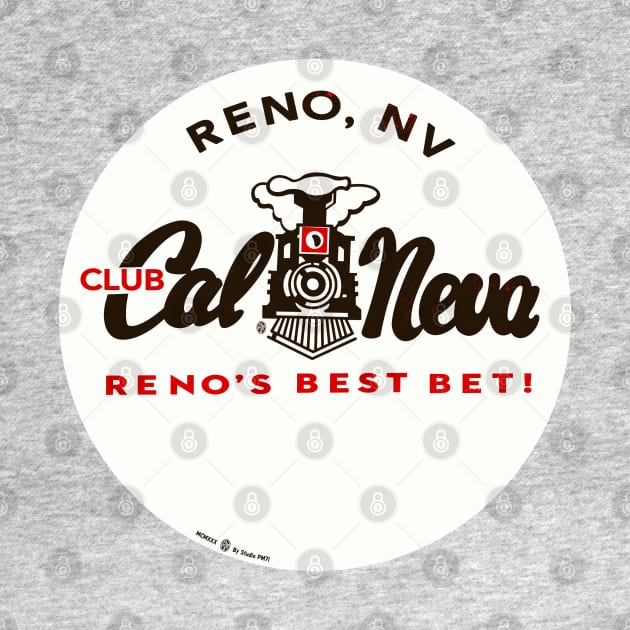 Vintage Cal Neva Club Casino Reno Nevada Ashtray Design by StudioPM71